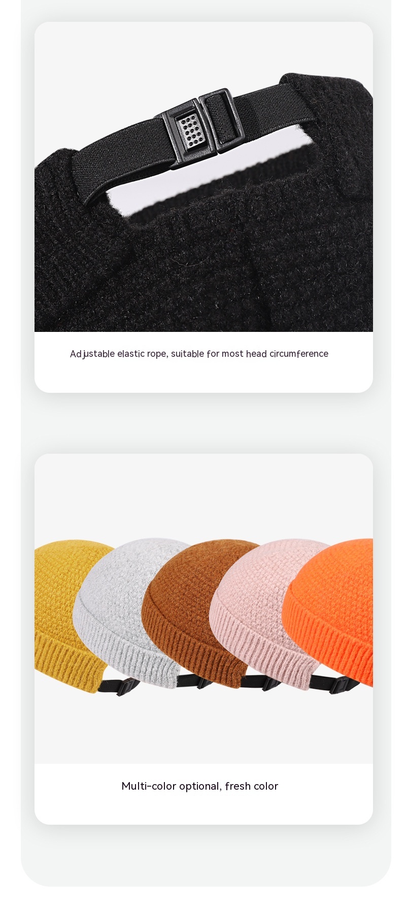 Outdoor Autumn And Winter Warm Hemming Knitted Woolen Cap — foto 18