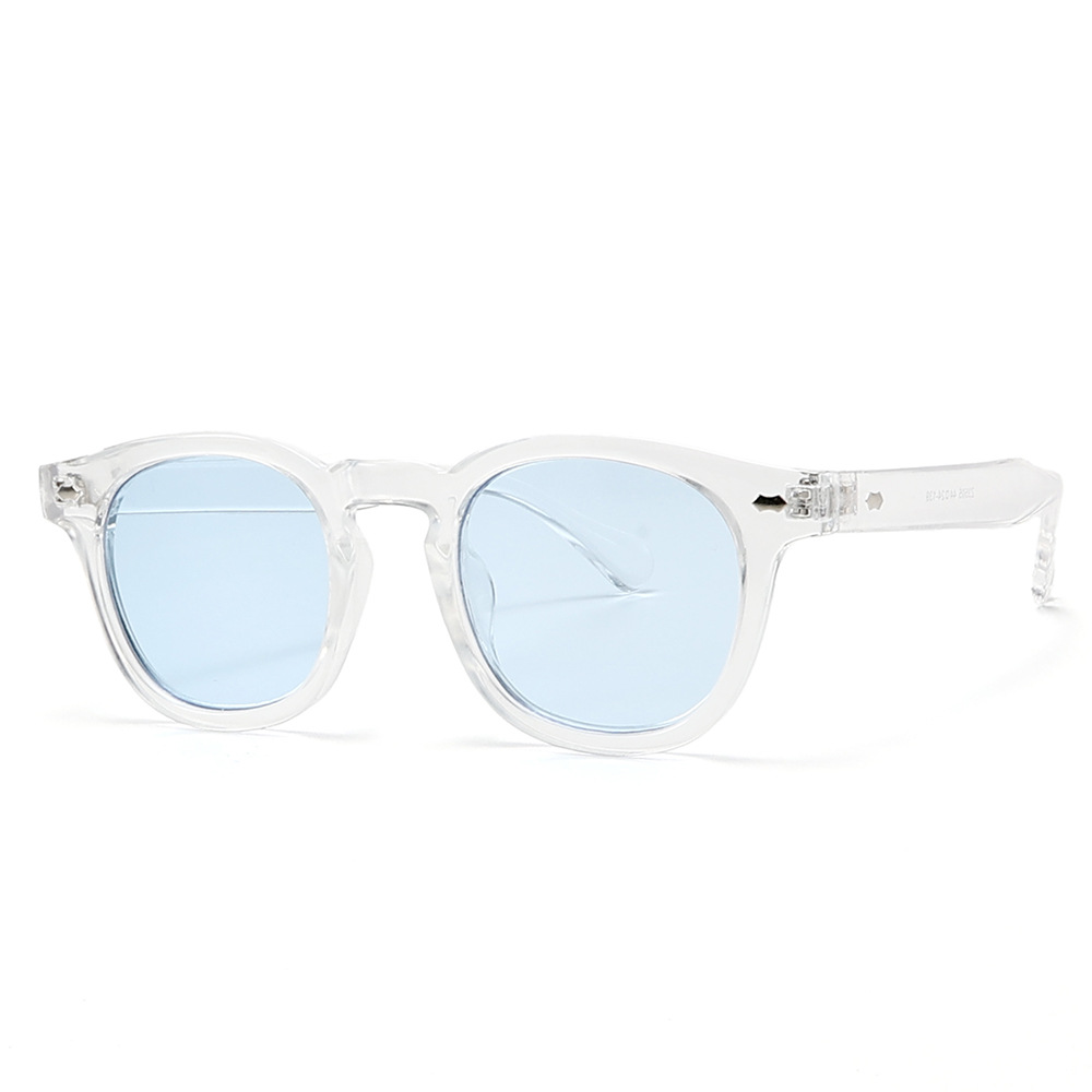 New Simple Sunglasses Round Rim Sunglasses - Image 6