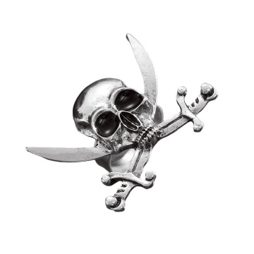 Halloween Skull Pirate Adjustable Opening Ring