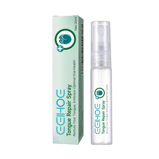 Curing Tongue Coating Whitening Relieving Tongue Cracking Swelling Oral Care Spray 30Ml - Shop at LoveMi