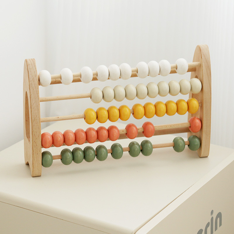 Macaron Calculation Frame Beech Wood Kindergarten