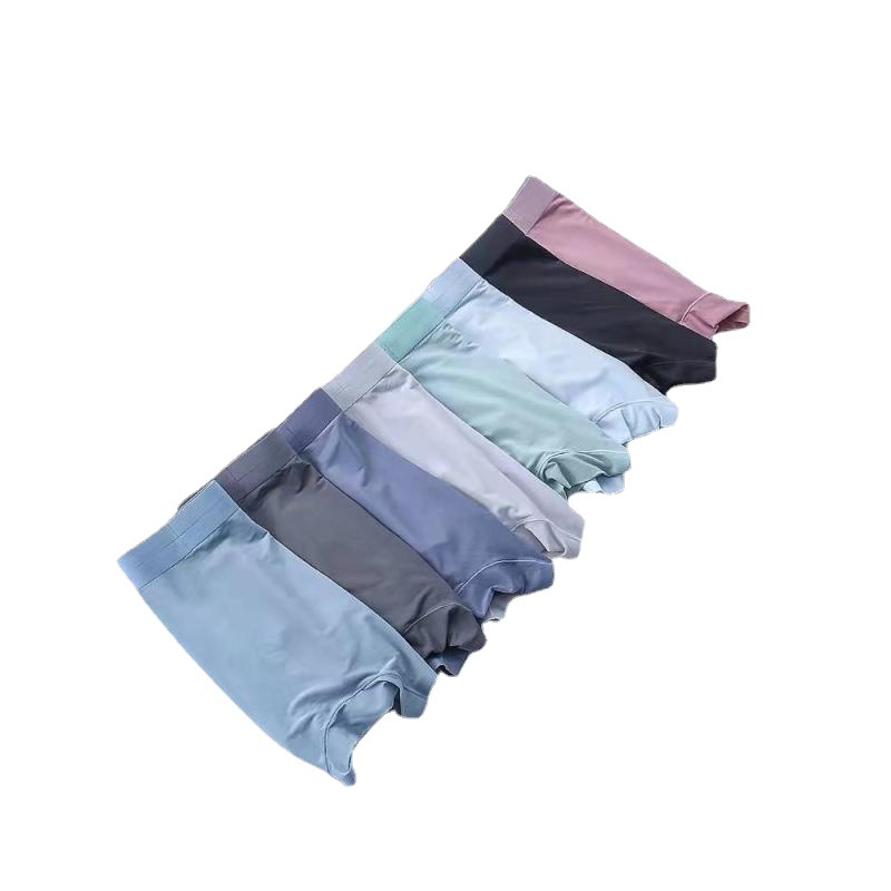 Men's Four-pack Underwear Ice Silk Thin Seamless