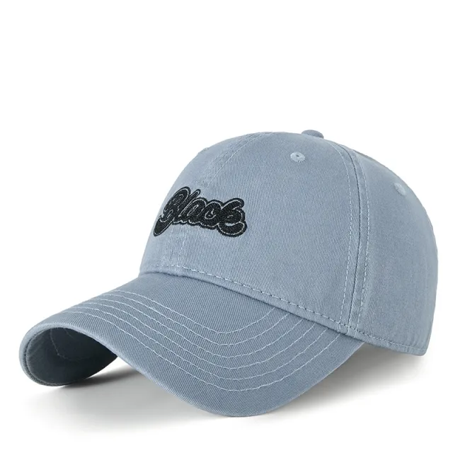 Retro American Casual Soft Top Baseball Cap Fog Blue - Shop at LoveMi