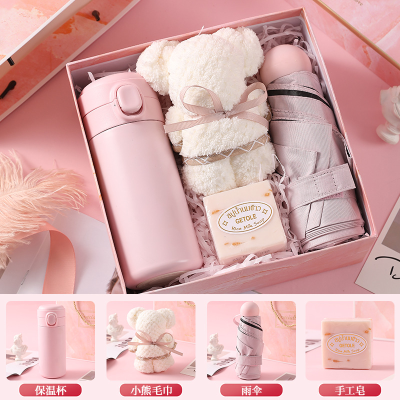 Pink Marble Gift Box Package K