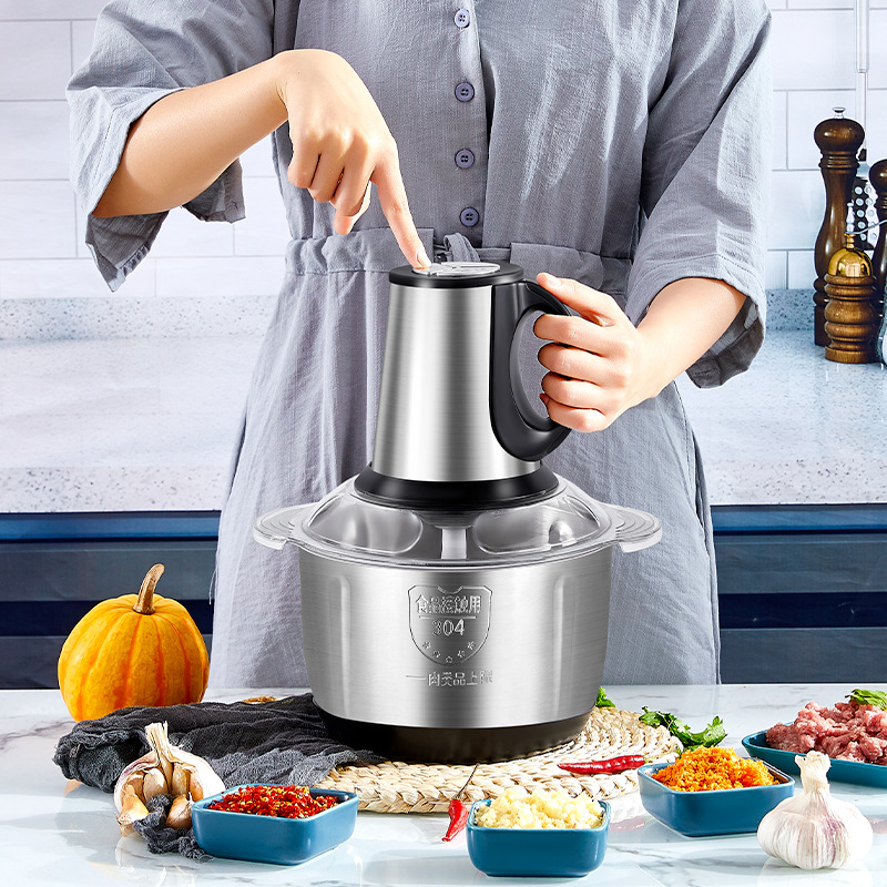 Multifunctional High-capacity Stainless Steel Food Processor