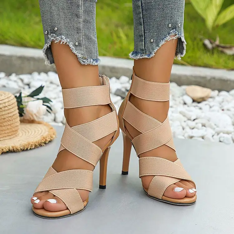 European And American Women's Sexy Roman Sandals