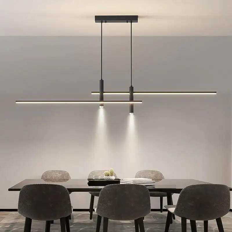 Nordic Restaurant Ceiling Lamp Minimalist Strip Dining-room