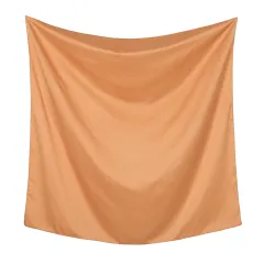 Malaysian Fashion Artificial Silk Subchromin Square Scarf Headcloth Women - 5 Camel - View 1