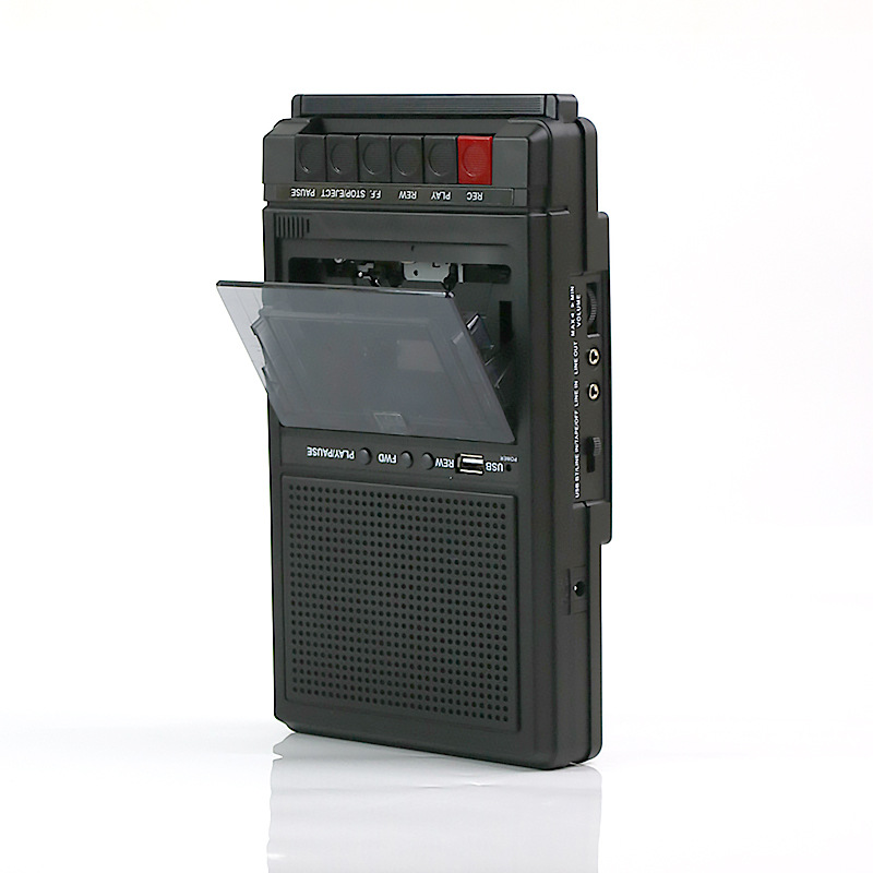 Lecteur cassette rétro Bluetooth & USB