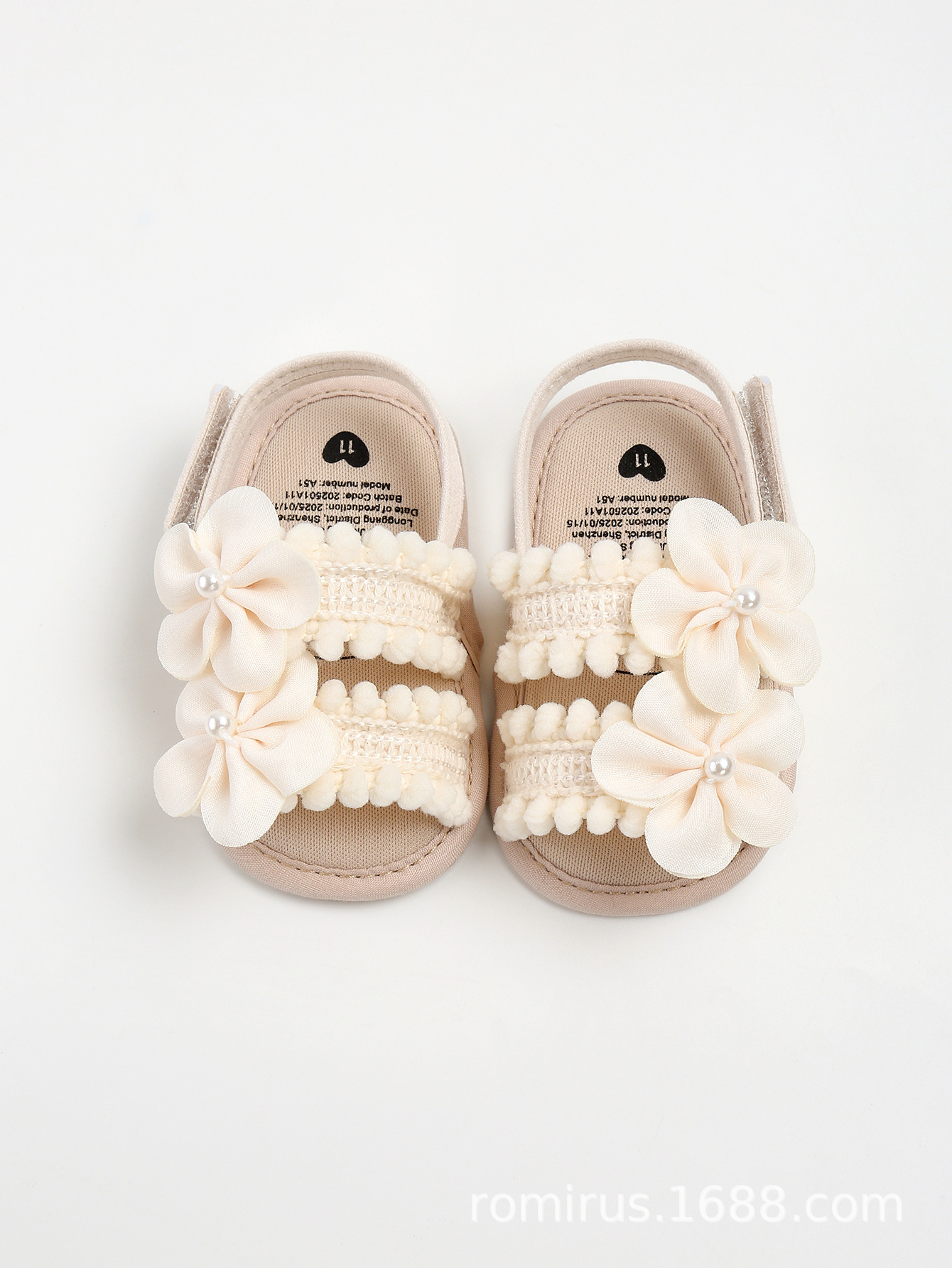 Cute Princess-style Sandals For Babies And Toddlers Suitable For All Seasons