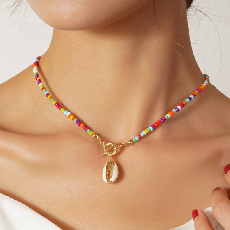 COLORFUL RICE BEAD SHELL