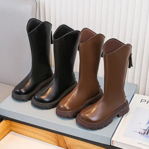 Girls' Shoes Winter Children's Boots Spring and Autumn