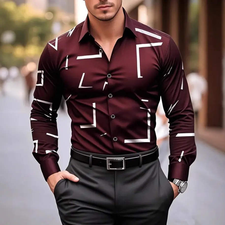 Casual Shirt Spring And Autumn Style Men's
