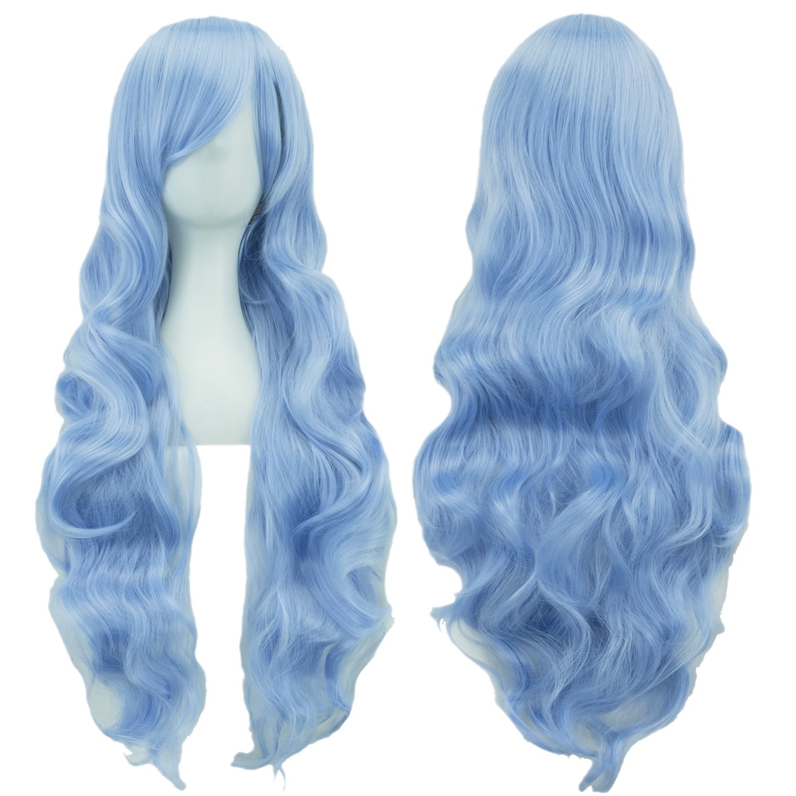 Pure Color All-matching COS Long Curly High-temperature Fiber Wig 5
