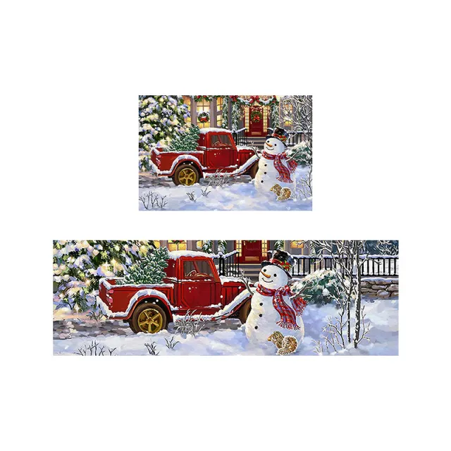Festive Christmas Decorative Door Mat Doorway Foot Mat Style 4 - Shop at LoveMi