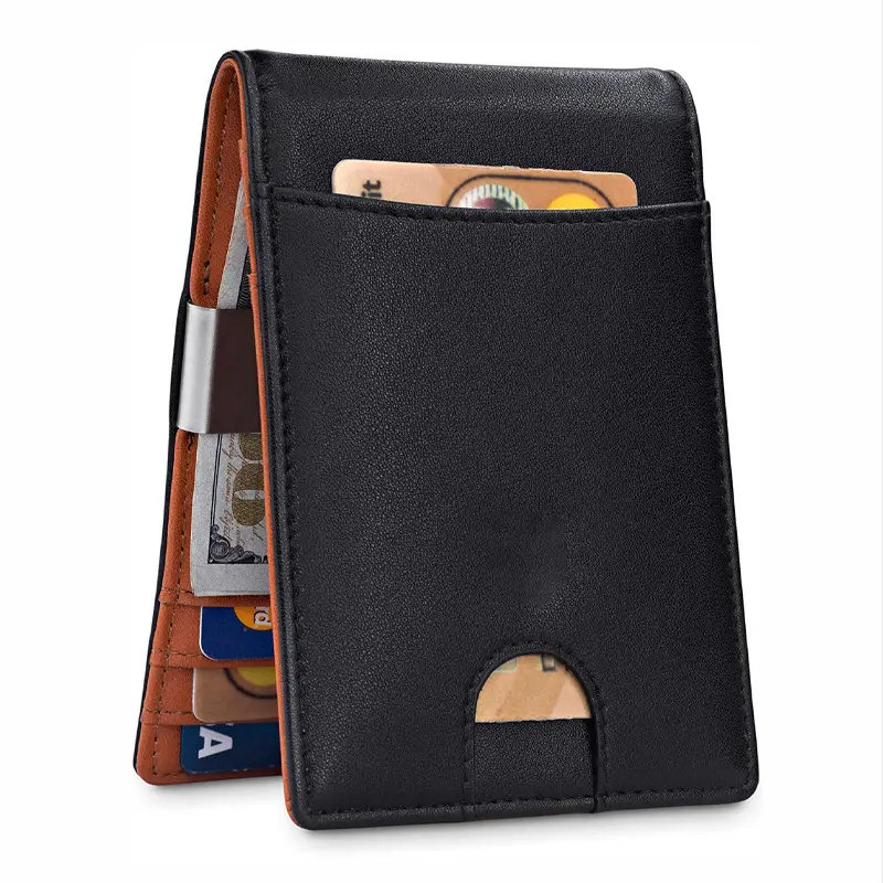 Pure Leather Rfid Men's Anti-theft Swiping Amazon