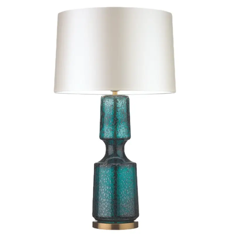 Simple Glass Art Table Bedroom Living Room Creative Lamps