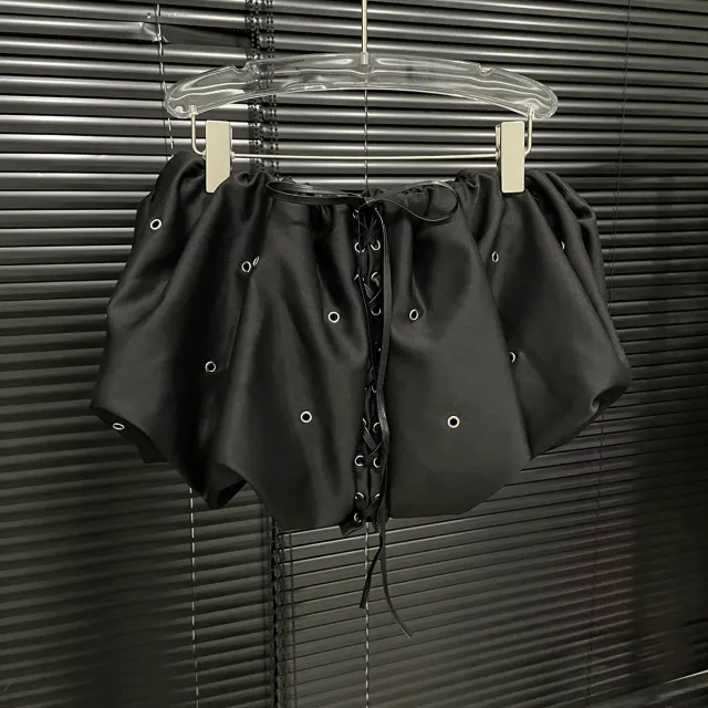 Minority Fashion Puff Short Skirt Black - Shop at LoveMi
