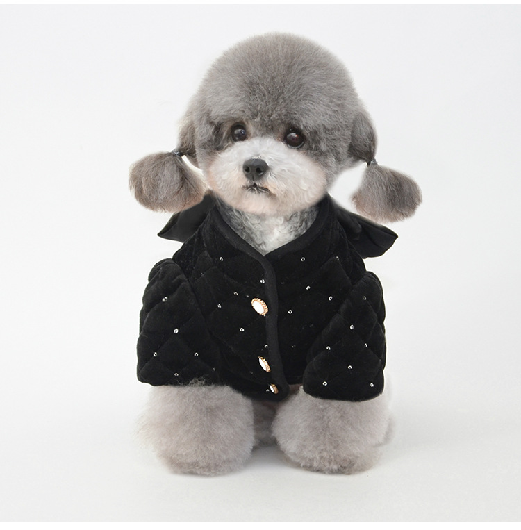 Title 5, The New Pet Cotton Coat Keeps Warm and Velvet S...