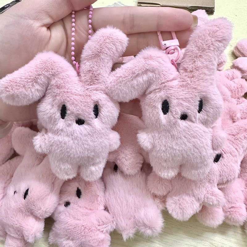 Sweet Cute And Adorable Plush Bunny Keychain Pendant