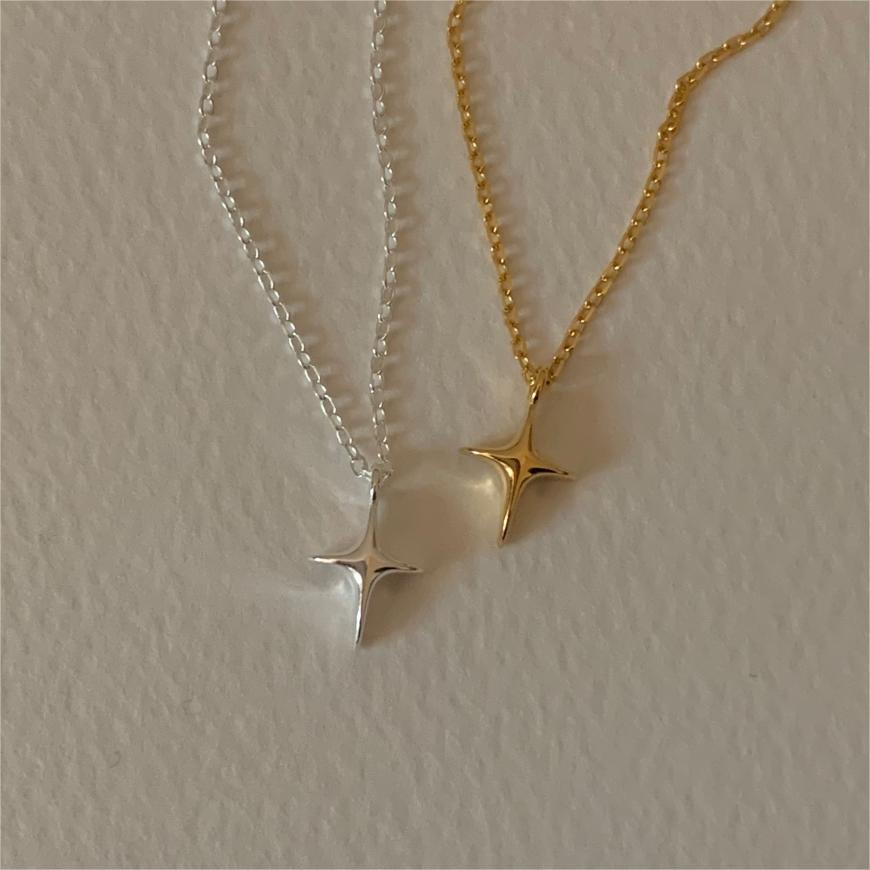 925 Sterling Silver Necklace Simple Temperament