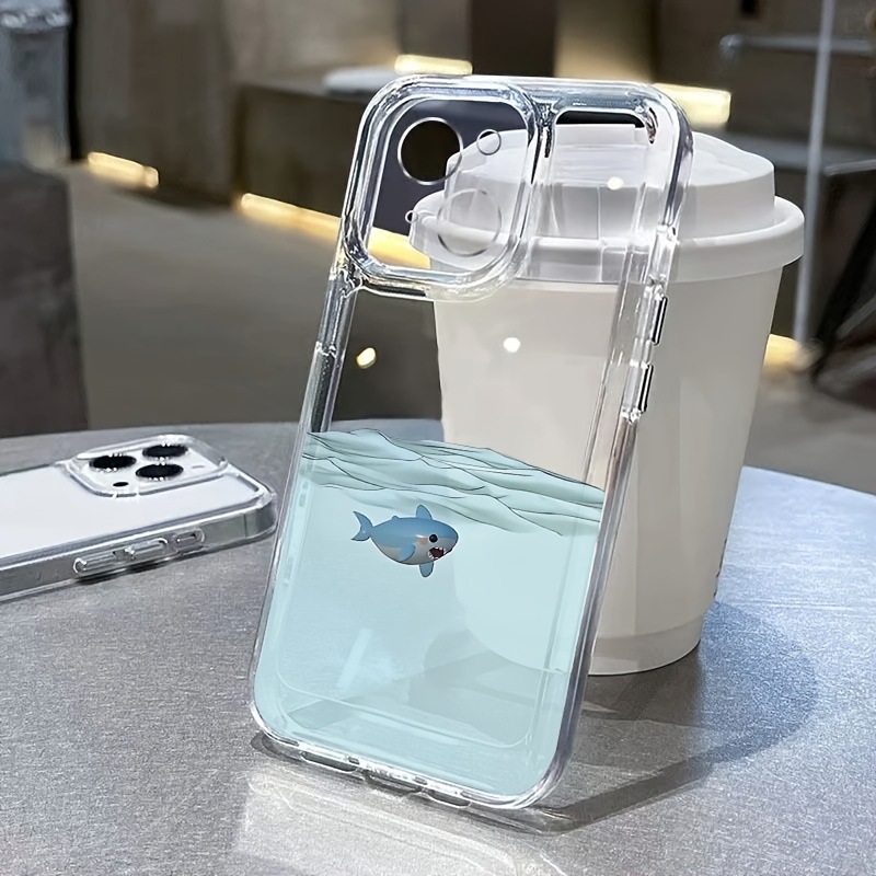 All-inclusive Underwater Shark Space Fine Hole Phone Case - Image 5