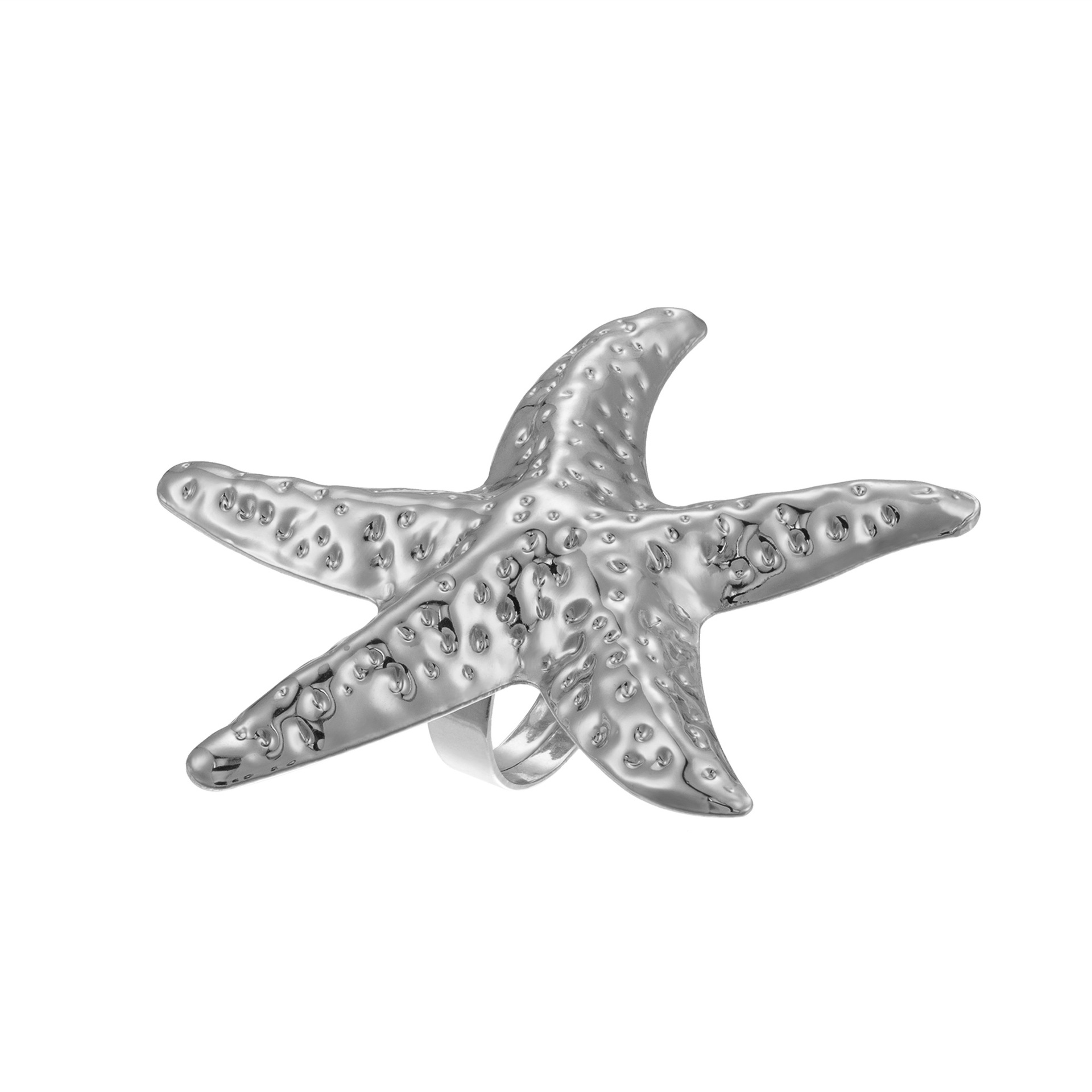 Five Petal Flower Stereo Flower Open Ring