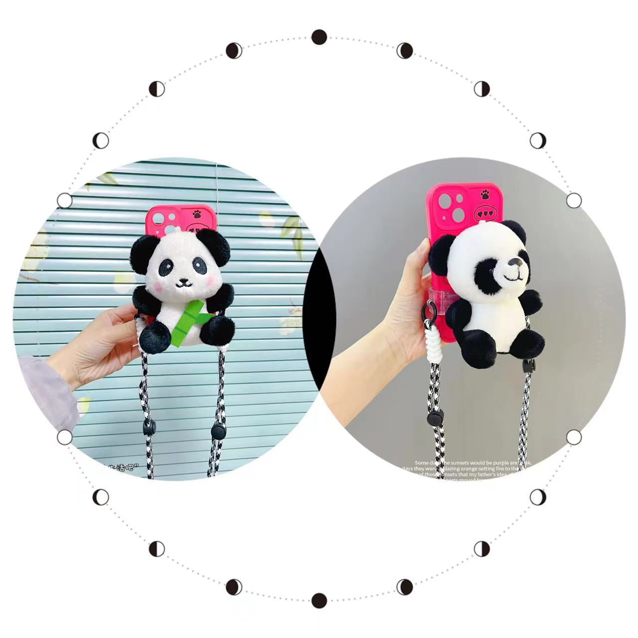 Plush Doll Crossbody Mobile Phone Lanyard Back Splint - Image 10