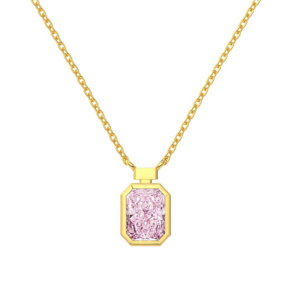 S925 Sterling Silver Necklace Women's Advanced Oval Water Foam 8A Heart-shaped Zircon Flower Horse Eye Clavicle Chain