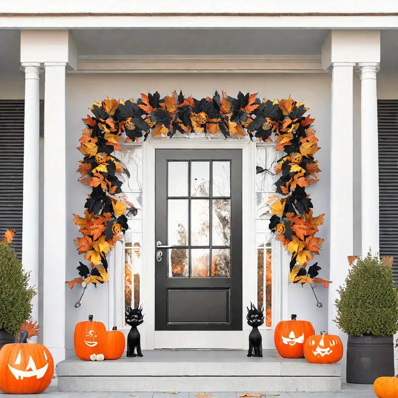Artificial Halloween Pumpkin Vine Party Decorations