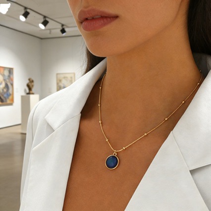 Trendy Instagram-worthy Clavicle Chain With A Fade-resistant Design