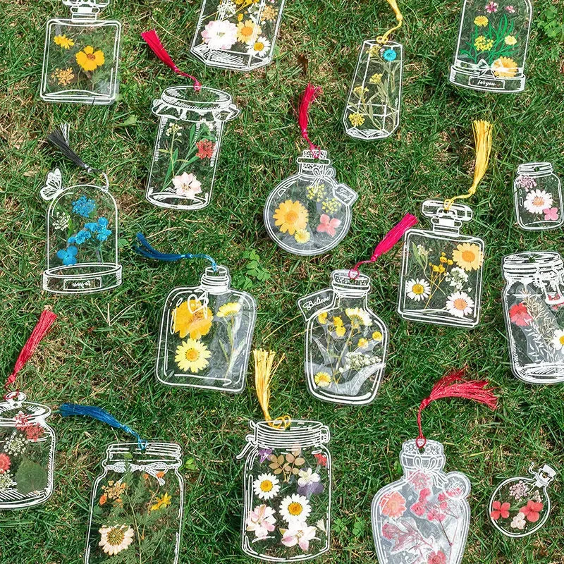 Transparent Leaf Student Creative Handmade Bookmark