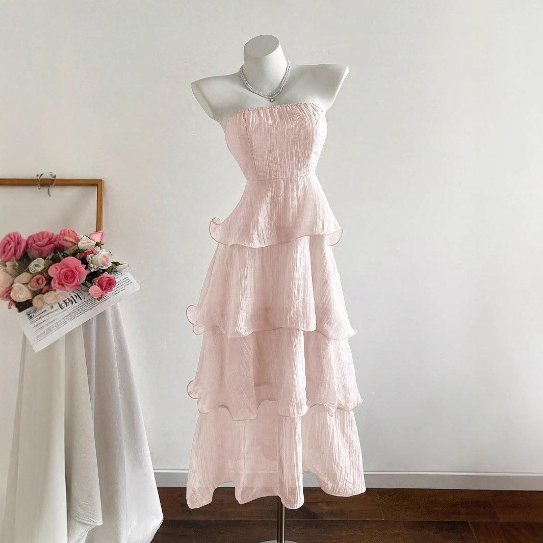 Summer Hip-Covering Slimming Layered Skirt