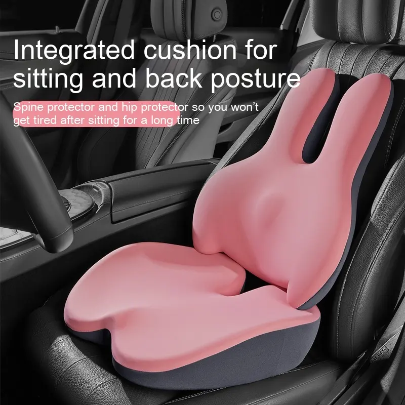 Car Heightening Cushion Backrest Lumber Pad Single