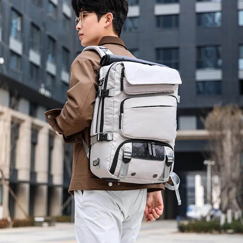 Mens Large-capacity Backpack Can Be Worn As