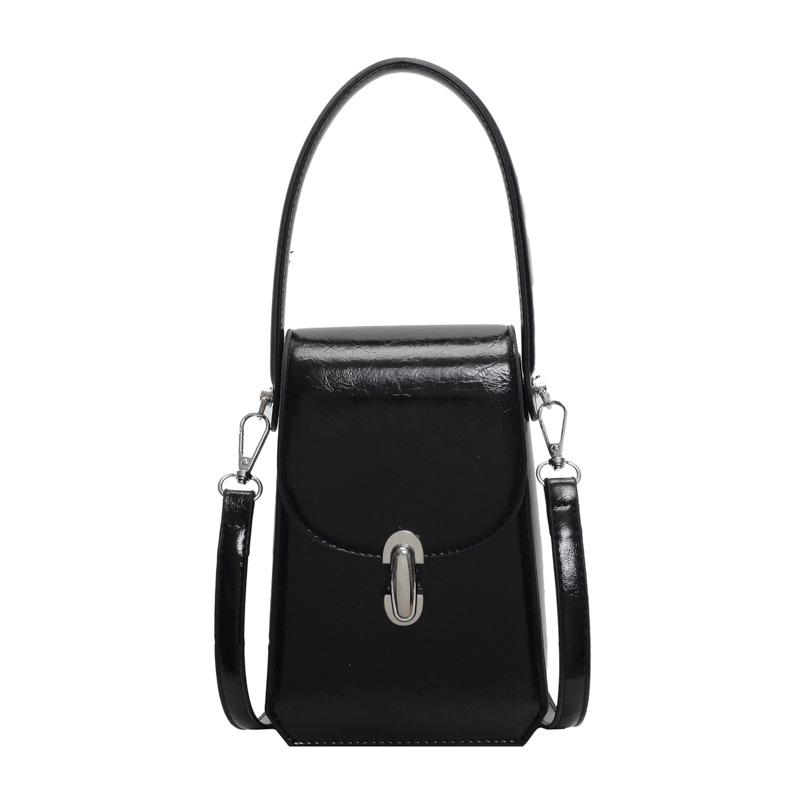 High-end Textured Small Square Tote Bag