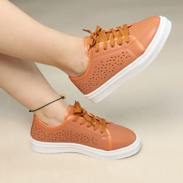Fashion Versatile Casual European And American Sports Shoes Brown - Shop at LoveMi