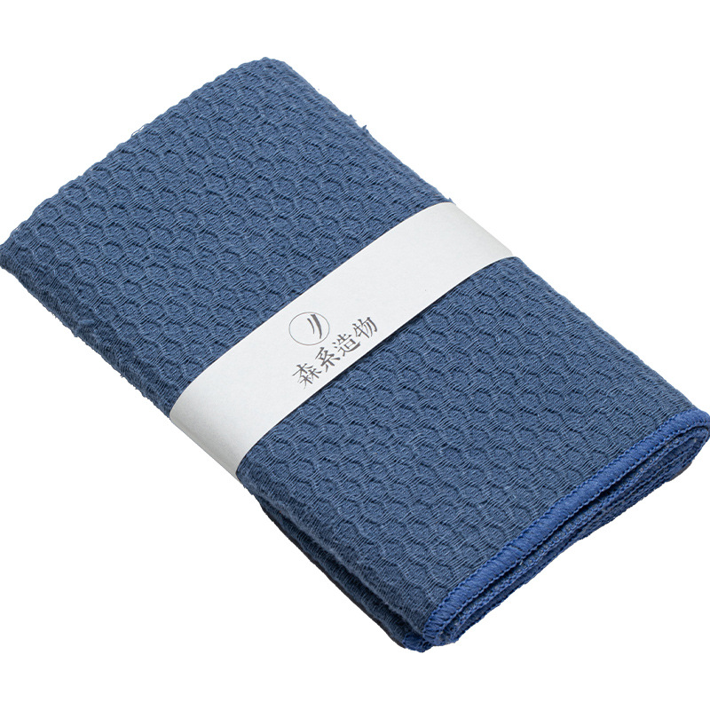 Cotton-linen Water-absorbent Towel Zen-style Tea Tray