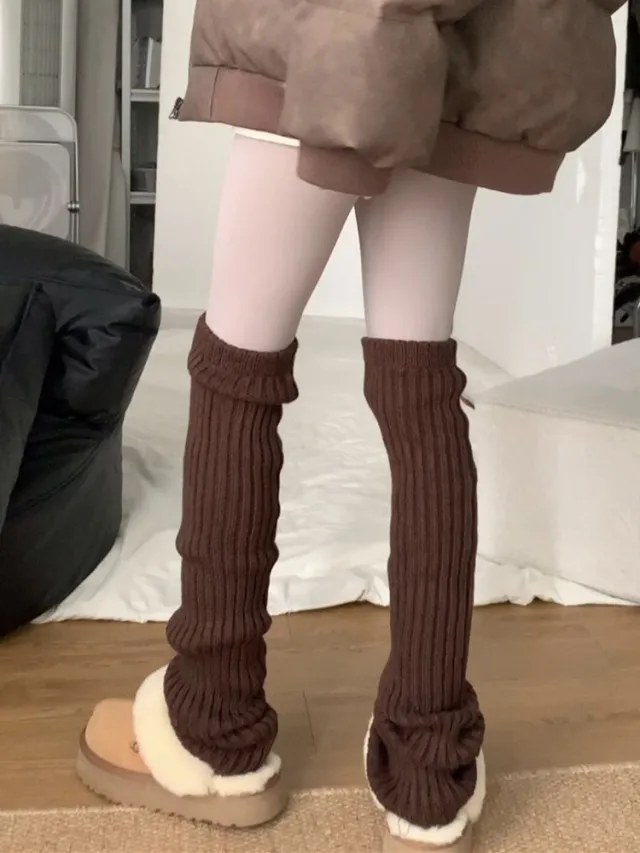 Yoga Ballet Over the knee Boot Socks Brown - Shop at LoveMi