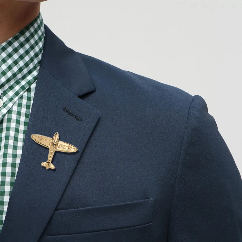 Trendy Suit All-match Sweater Accessories Small Aircraft Alloy Corsage