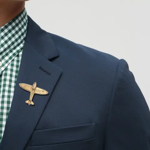Trendy Suit All-match Sweater Accessories Small Aircraft Alloy Corsage