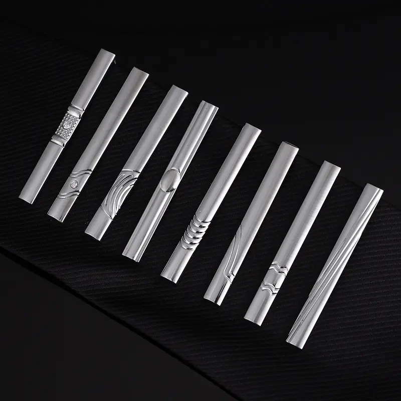 Men's Formal Wear Business Silver Simple Fashion