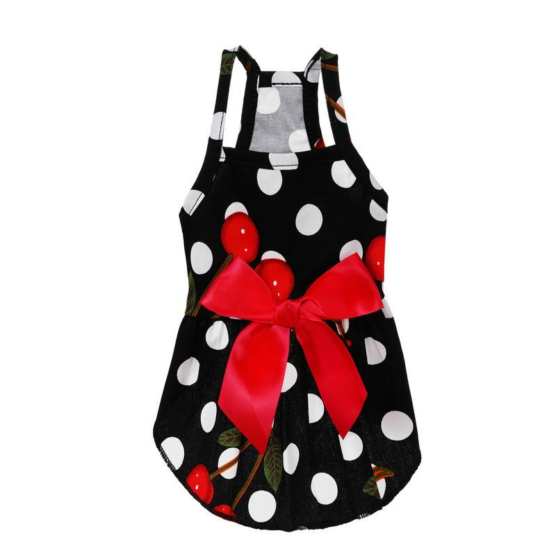 Ribbon Big Polka Dot Elf Black