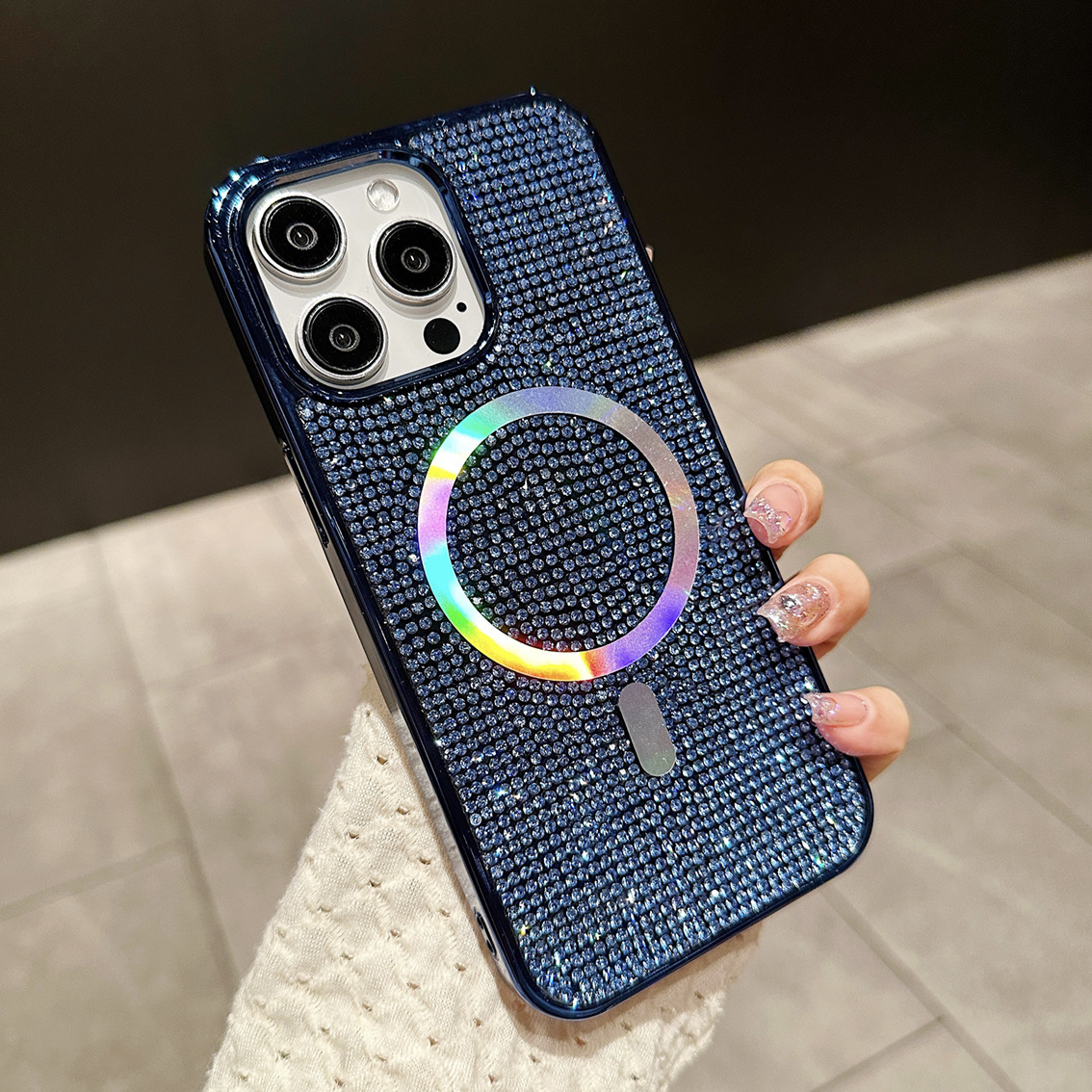 Phone Case Rhinestone Electroplating Protective Sleeve - Image 8