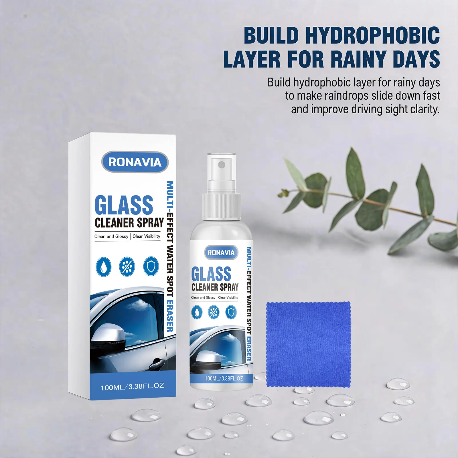Car Glass Cleaning Spray