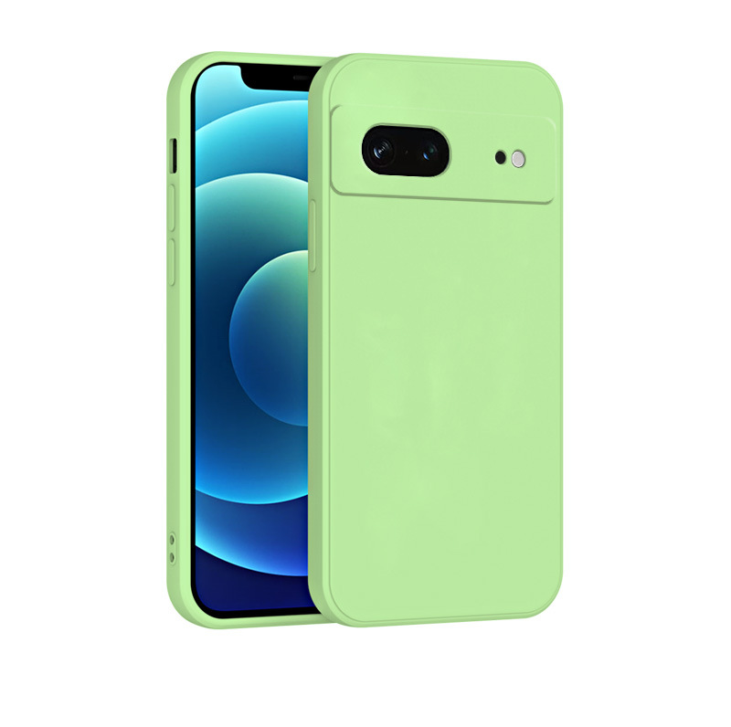 Straight-edged Silicone Pixel 10 Pro Phone Case