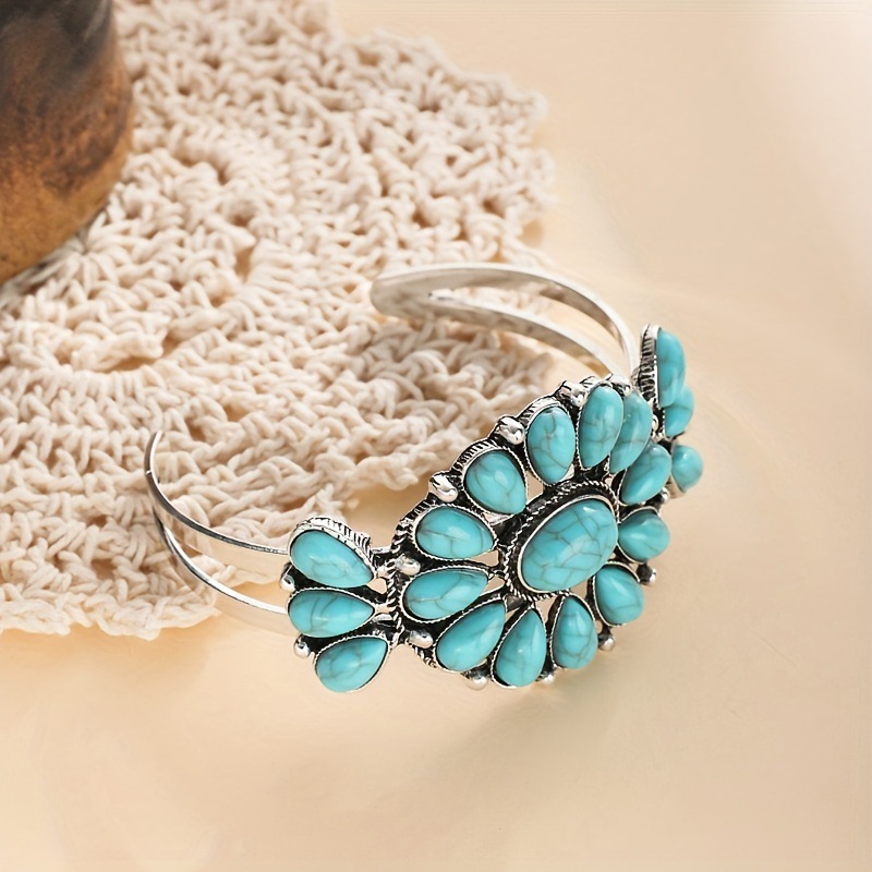 Retro Ethnic Bohemian Turquoise Bracelet