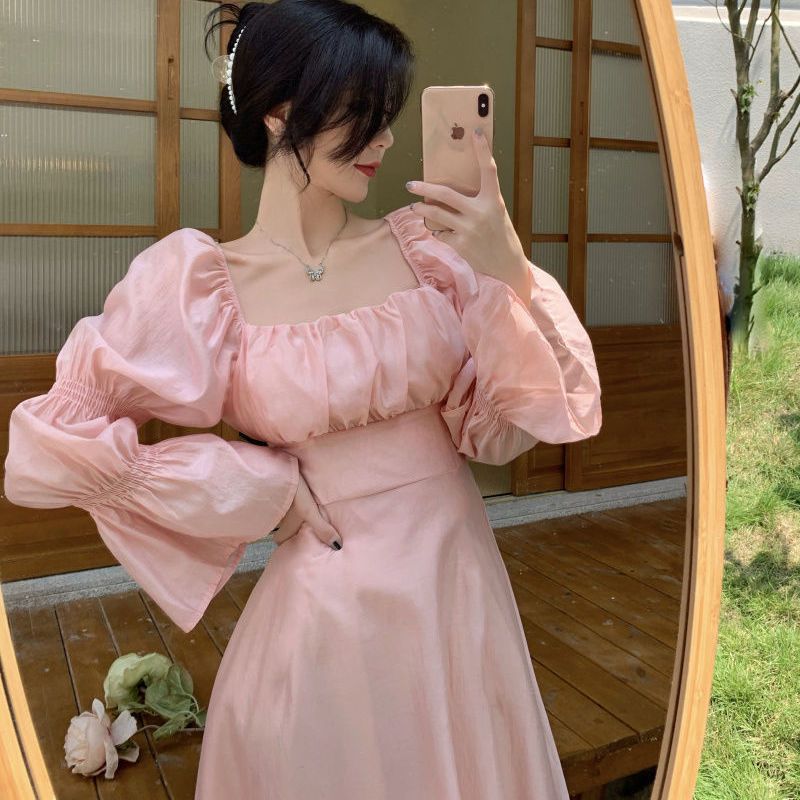 Fashion Personality Puff Sleeve Dress Women