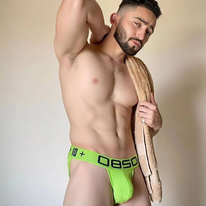 Mens Briefs Ribbed Cotton Underpants