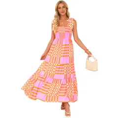 Fashionable All-match Lace-up Sleeveless Dress Women - Lc6120302P1020 - View 1